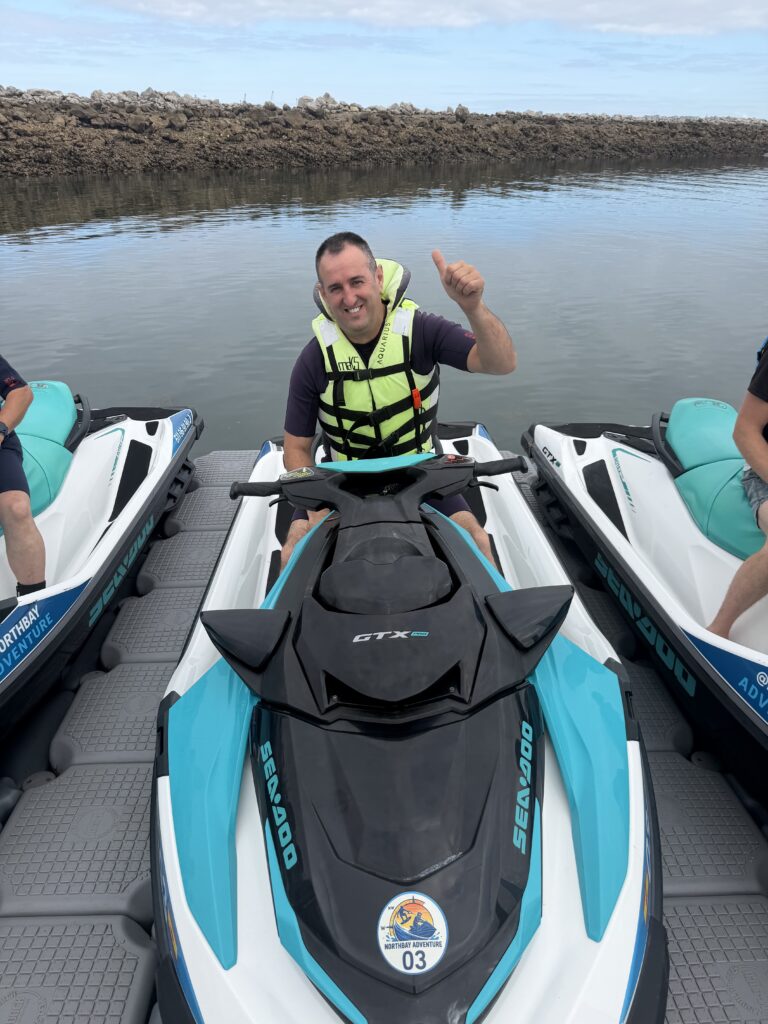 Moto de agua en la bah&iacute;a de Santander con North Bay Adventure