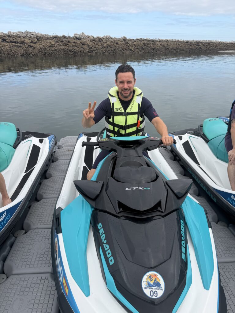 Moto de agua en la bah&iacute;a de Santander con North Bay Adventure