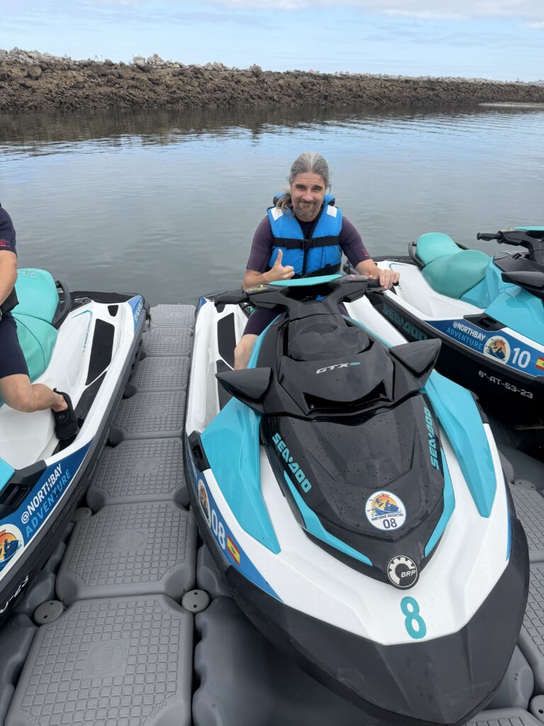 Moto de agua en la bah&iacute;a de Santander con North Bay Adventure