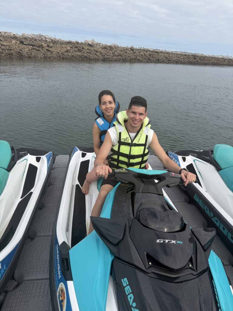 Moto de agua en la bah&iacute;a de Santander con North Bay Adventure